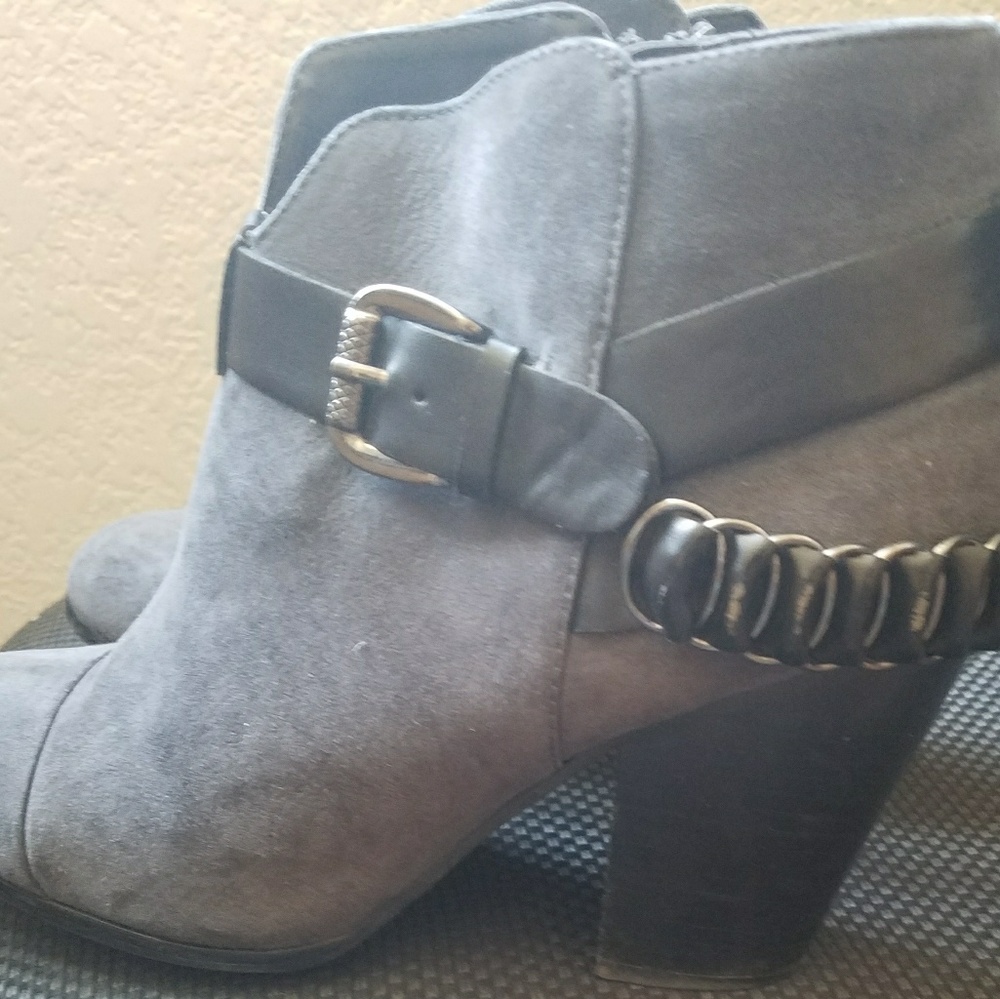 Grey booties